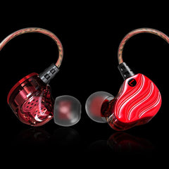 Dual Dynamic Earphone In-ear HIFI Sound Music Vibration Noise Cancelling Gaming Earphone With Mic