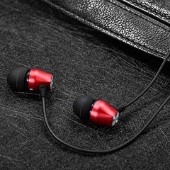 USAMS EP-19 Metal 3D Surround Stereo 3.5mm In-ear Heavy Bass Earphone Headphone for iPhone Samsung