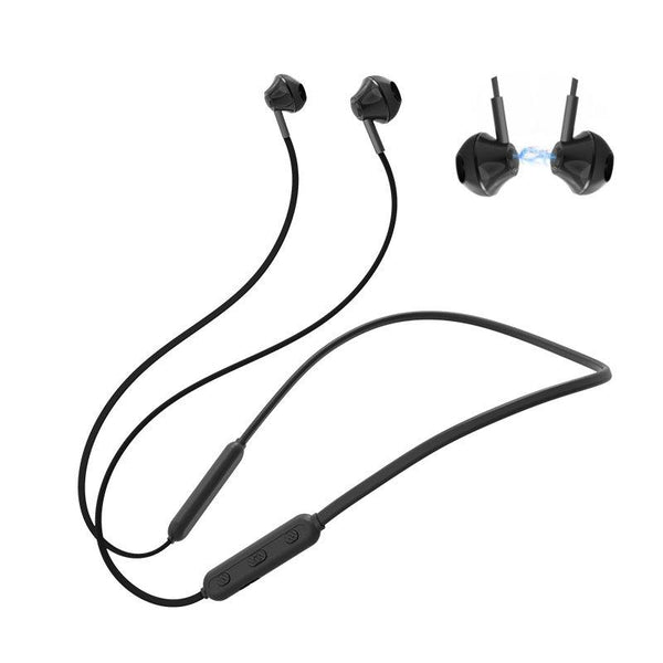 TZ19 Magnetic Wireless Bluetooth Earphone Stereo IPX5 Waterproof Noise Cancelling Sport Earphone