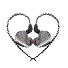 IM1 HIFI Hybrid In-ear Ring Iron Earphone Bass Dual Dynamic Drivers Removable Cable Sport Headphone