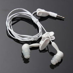 3.5MM Swimming Waterproof Earphone For Media Player FM Radio MP3 iPod