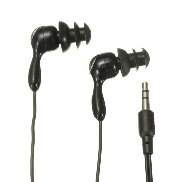 3.5MM Swimming Waterproof Earphone For Media Player FM Radio MP3 iPod