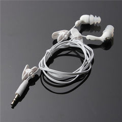 3.5MM Swimming Waterproof Earphone For Media Player FM Radio MP3 iPod