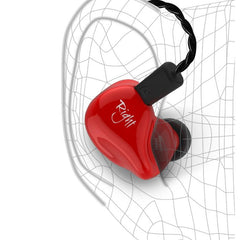 KZ ZS4 HiFi Dynamic Balanced Armature Earphone Noise Cancelling 3.5mm Wired Control Bass Headphone