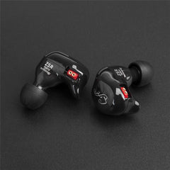 KZ ZSR Plus HiFi Six Drivers 2BA+DD Earphone Dual Balanced Armature Dynamic Hybrid Bass Headphone