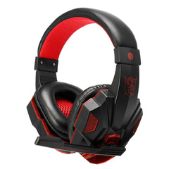 SY830MV Deep Bass Game Headphone Stereo Over-Ear Gaming Headset Headband Earphone with LED Light