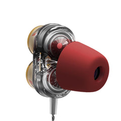 QKZ KD7 Dual Dynamic Driver Professional In Ear DJ Earphone with Microphone Line Control