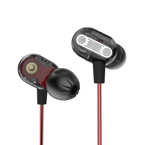 KZ ZSE Dual Dynamic Driver In-ear HiFi Earphone Noise Cancelling Headphone for iPhone Samsung Xiaomi