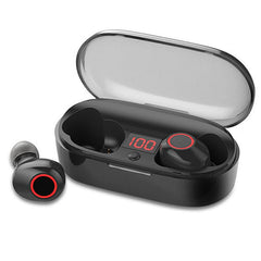 [Blutooth 5.0] J29 Wireless Earphone HIFI Stereo Digital Display Handsfree Headset Earphone With Mic