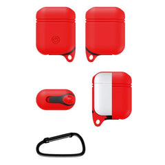 Bakeey Waterproof Shockproof Earphone Case With Hook For Apple AirPods