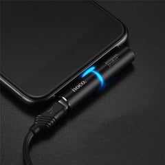 HOCO LS4 Portable T Tower Audio Converter Digital 3.5mm Earphone Jack Charging Adapter for iPhone