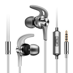 Fonge J02 Metal Sport Running Noise-cancelling Earphone Headphone with Mic for Mobile Phone Xiaomi