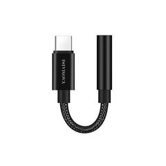 YAOMAISI Nylon Type C to 3.5mm Audio Jack Earphone Adapter Cable For Oneplus 6 Xiaomi Mi8 Mi A2