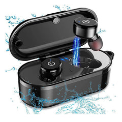 [Bluetooth 5.0] Wireless Earphone TWS HIFI IPX8 Waterproof Noise Cancelling Sport With Charging Case