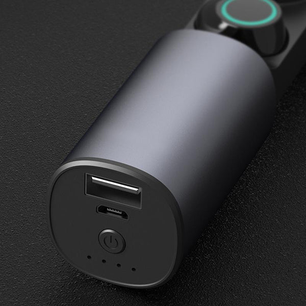 Mini TWS Bluetooth Earphone Adaptive Noise Cancelling Headphone with 1200mAh Charging Box Power Bank