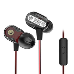 KZ ZSE HiFi Double Dynamic Driver 3.5mm Wired Noise Isolating Heavy Bass In-ear Earphone Headphone