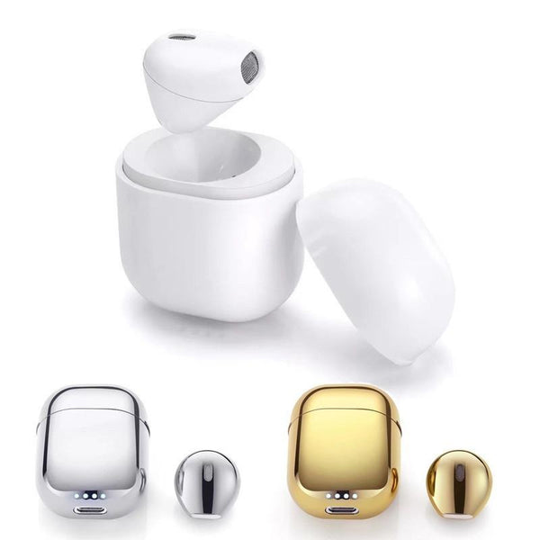 IP8 Mini Single Wireless Bluetooth Earphone Invisible Headphone with Charging Box for iPhone Xiaomi