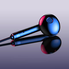 Q8 Mini Wired Earphone Metal Stereo Super Bass 3.5mm Jack Line Control Sport In-ear Headset With Mic