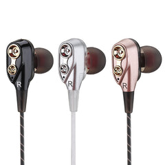 Enhanced Bass Earbuds High-Performance Dual Dynamic Driver System Earphone 360-degree Stereo Sound 