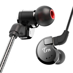 [8 Drivers] TRN V80 2BA+2DD Hybrid Earphone HiFi Dual Balanced Armature Dual Dynamic Bass Headphone