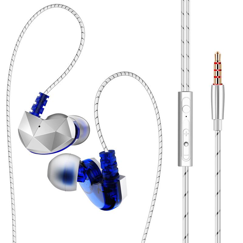 QKZ CK6 In Ear Adsorbed Design Earphone HiFi Earbuds Mega Bass Moving Headset With Mic