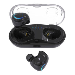 [Truly Wireless] HBQ Q18 Bluetooth Earphone With 650mAh Charger Box Noise Cancelling Sweatproof