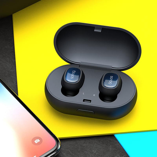 [Truly Wireless] Mini Dual Bluetooth Earphone Stereo IPX5 Waterproof Headphones With Charging Box