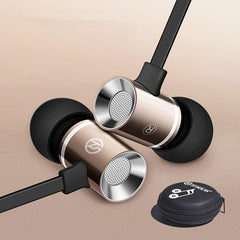 Potable 3.5mm Wired Control Earphone In-Ear Stereo Sound Noise Canceling With Mic For iPhone Xiaomi