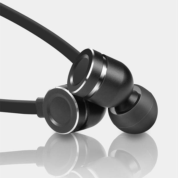 Magetic Wireless Bluetooth Earphone Metal HIFI Sound IPX5 Waterproof Noise Cancelling Sport With Mic