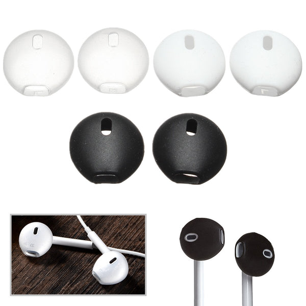 1 Pair Silicone In-ear Headphonee Earphone Case Cover Cap Ear Muffs for iPhone AirPods EarPods