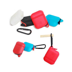 Bakeey Waterproof Shockproof Earphone Case With Hook For Apple AirPods