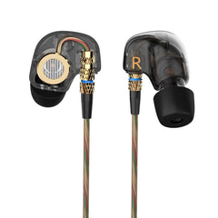 KZ ATE 3.5mm Metal In-ear Wired Earphone HIFI Super Bass Copper Driver Noise Cancelling Sports