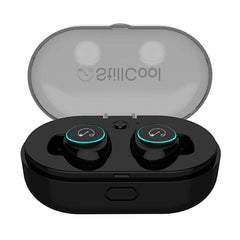 [Bluetooth 5.0] TWS True Wireless Earphone CVC6.0 Noise Cancelling Waterproof Headphone with Mic