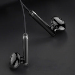 Q8 Mini Wired Earphone Metal Stereo Super Bass 3.5mm Jack Line Control Sport In-ear Headset With Mic