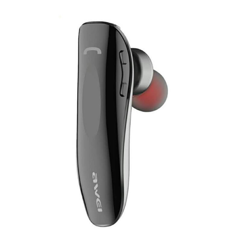 Awei N1 Single Wireless Bluetooth Earphone Portable Multipoint Bussiness Earbuds Headphone with Mic