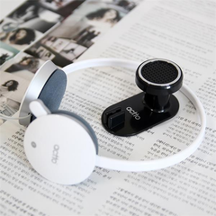 Dual Hooks Earphone Headset  Hanger Wall Holder Bezel Backset Holder