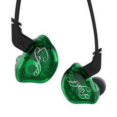 KZ ZSR Plus HiFi Six Drivers 2BA+DD Earphone Dual Balanced Armature Dynamic Hybrid Bass Headphone