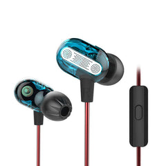 KZ ZSE HiFi Double Dynamic Driver 3.5mm Wired Noise Isolating Heavy Bass In-ear Earphone Headphone