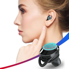 Touch Control True wireless Bluetooth 5.0 Earphone Mini HiFi Stereo IPX6 Waterproof Headphone