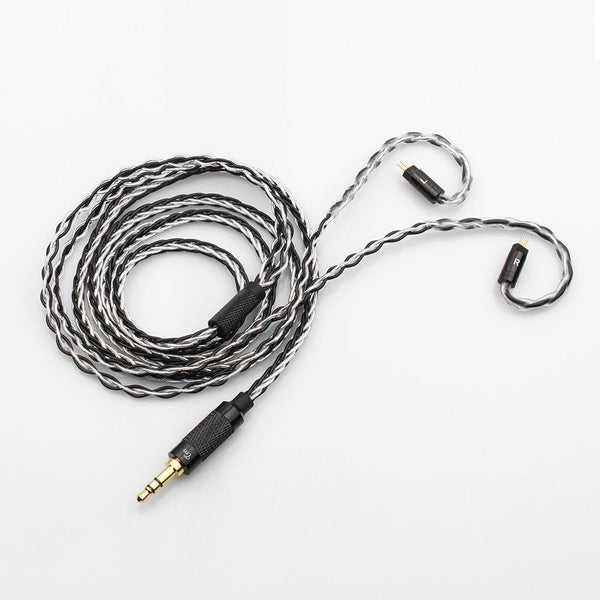 TRN Copper And Silver Mixed Updated Earphone Cable 2.5/3.5mm Balanced Cable With MMCX/2pin Connector