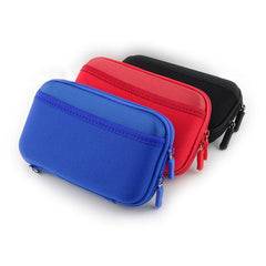 Outdooors Portable Two-layer Shockproof Power Bank USB Charging Cable Storage Bag for Phone Earphone