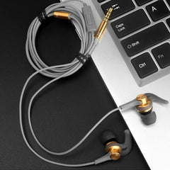 Fonge J02 Metal Sport Running Noise-cancelling Earphone Headphone with Mic for Mobile Phone Xiaomi