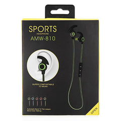 AMW-810 Outdoor Sport Running Water-proof Light Weight Neck Band Bluetooth Earphone Headphone