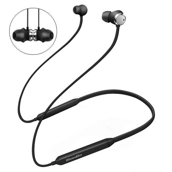 Bluedio TN Active Noise Cancelling Magnetic HiFi Bluetooth Earphone Headphone With Dual Microphone