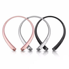 Portable Wireless Bluetooth Earphone HIFI Stereo Outdoor Sport Handsfree Neck Hanging With Mic