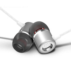 Fanbiya S1 HiFi Metal Heavy Bass Earphone 3.5mm Noise Canceling 5D Stereo In-ear Headphone with Mic