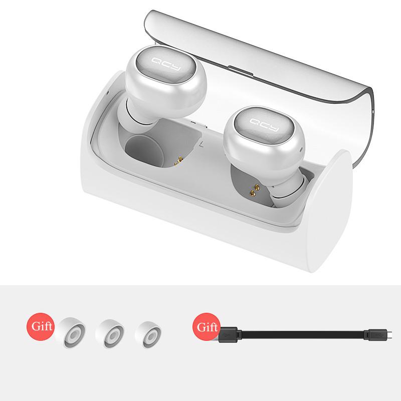 [True Wireless] Xiaomi QCY Q29 Mini Wireless Bluetooth 4.1 Double Dual Headphone Earphone With Charging Box