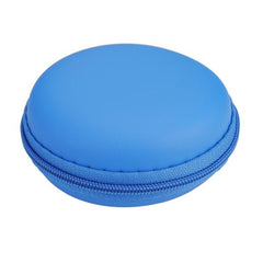 Small Round Carrying Storage Bag Case For Earphone Cable