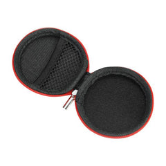 Small Round Carrying Storage Bag Case For Earphone Cable