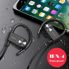 K&C Stereo Noise Reduction Earphone Waterproof And Sweatproof Sport Bluetooth Headset 